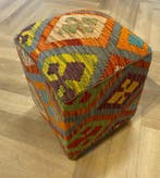 Kelim Poef(Ongebruikt/Nieuw) - Tapijt - 36 cm - 36 cm, Huis en Inrichting, Stoffering | Tapijten en Kleden, Nieuw