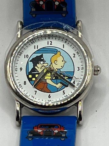 Tintin - 1 Horloge TE 006 Tintin en Taxi - Kindermaat -, Nieuw