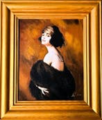 Unreadable artist - Pola Negri, Antiek en Kunst