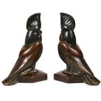 Jean de La Fontinelle - sculptuur, Twee Art deco bronzen, Antiek en Kunst