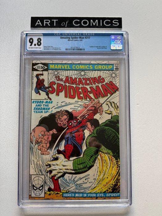 The Amazing Spider-Man #217 - CGC 9.8 - Sandman & Hydro-Man, Boeken, Strips | Comics