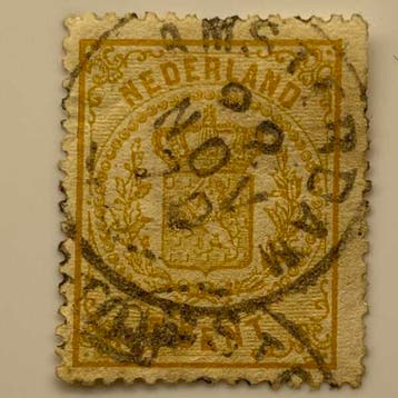 Wapen Zegels [N.V.P.H. nr. 0017], Ophalen of Verzenden, Gestempeld