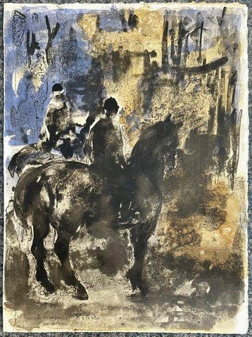 Jean Commere (1920-1986) - Les cavaliers