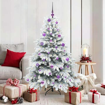 vidaXL Kunstkerstboom met 150 LED met standaard Wit 150 cm, Verzenden, Nieuw
