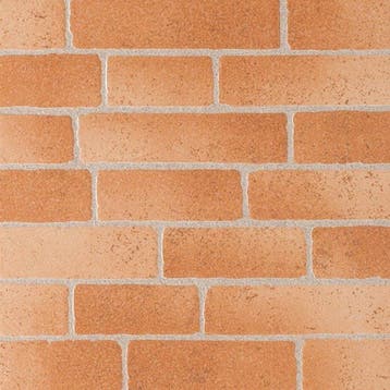 Vloertegel/Wandtegel Mirage Brick Baksteen Lichtbruin 33x33, Keramiek, Nieuw, Ophalen of Verzenden, 20 tot 40 cm