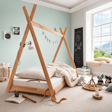 Infanskids Pino Tipibed 90x200 Beuken - Buitenmaat 208x96x16, Nieuw