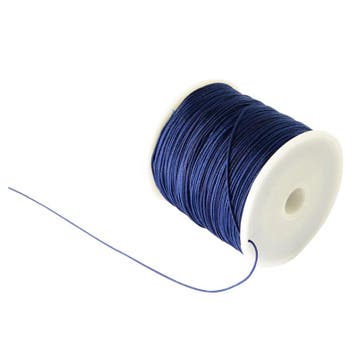1 rol gevlochten nylon koord – imitatie zijden draad – 0, Ophalen of Verzenden, Nieuw, Kraal
