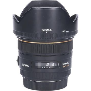 Tweedehands Sigma 50mm f/1.4 EX DG HSM Canon-AF CM4266, Ophalen of Verzenden, Gebruikt, Overige typen