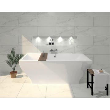 Sphinx Marbles Vloertegel - 30x120 cm - Mat Wit, Ophalen of Verzenden, Nieuw