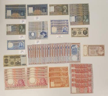 Nederland. - 62 banknotes - various dates