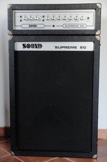 SOUND - Aantal items: 2 - Gitaar eindversterker - Italië -, Muziek en Instrumenten, Nieuw