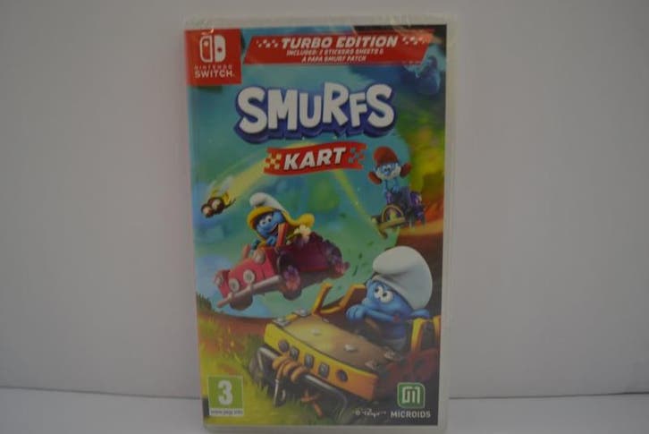 Smurfs Kart - Turbo Edition - SEALED (SWITCH UKV), Spelcomputers en Games, Games | Nintendo Switch, Zo goed als nieuw, Verzenden