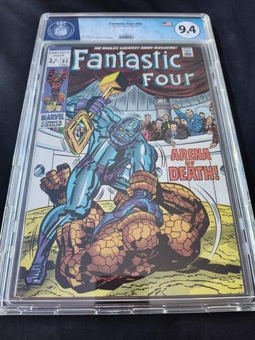 Fantastic Four #93 - EGC 9.4 - 1 Graded comic - Eerste druk, Nieuw