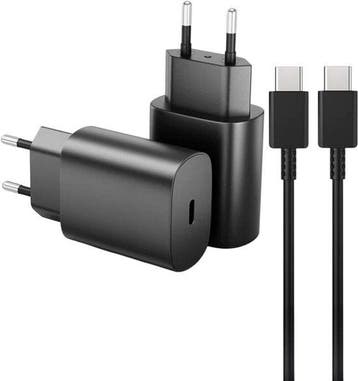 USB-C Oplader – 25W Snellader met 2M USB-C naar USB-C, Ophalen of Verzenden, Nieuw