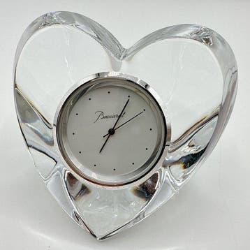 Tafelklok - Baccarat - Antiek Glas - 1990-2000 - tafelklok
