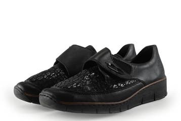 Rieker Loafers in maat 42 Zwart, Kleding | Dames, Schoenen, Verzenden, Zwart, Overige typen, Zo goed als nieuw