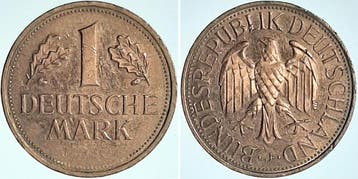 Duitsland 1 Dm ohne Jahreszahl Vz/st, Verzenden
