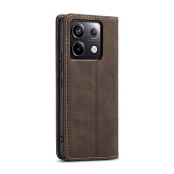 CaseMe book case leer - Xiaomi Redmi Note 13 Pro 5G/Poco X6, Verzenden, Nieuw