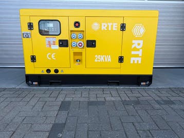 Gebruikte generator aggregaat RTE 25 , 272 draaiuren, Gebruikt, 30 kVA of meer, Dieselolie, Elektrisch startend
