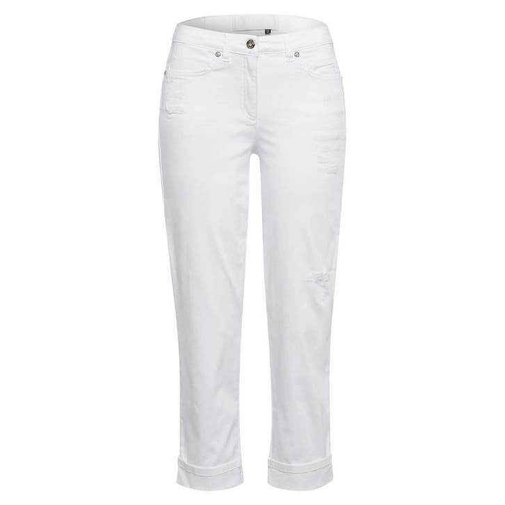 Marc Aurel • witte cropped jeans • 36, Kleding | Dames, Spijkerbroeken en Jeans, Wit, Nieuw, Verzenden