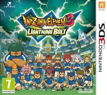 Inazuma Eleven 3: Lightning Bolt 3DS, Spelcomputers en Games, Games | Nintendo 2DS en 3DS, Ophalen of Verzenden, Zo goed als nieuw