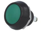 Push schakelaar - 12mm - SPST NO - 36V - Groen, Ophalen of Verzenden, Nieuw, Schakelaar