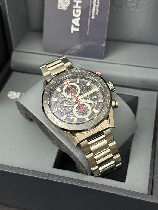 TAG Heuer - Carrera Calibre Heuer 01 - CAR201V - Heren -, Sieraden, Tassen en Uiterlijk, Horloges | Antiek