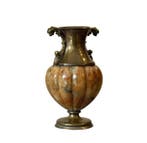 A Baccellato Vase Bronze Mounted - Vaas - Albast