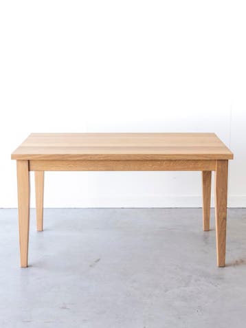 Eikenhouten tafel | 140 cm | Landelijk | Modern | Vavivo, Huis en Inrichting, Tafels | Eettafels, 100 tot 150 cm, Eikenhout, Nieuw