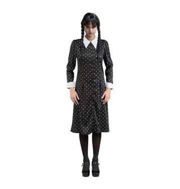 Zwarte Jurk Wednesday Dames Classic ©, Ophalen of Verzenden, Nieuw