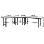 Werkbank hoekopstelling - Hoek werkbank 310 cm x 260 cm, Ophalen of Verzenden, Nieuw