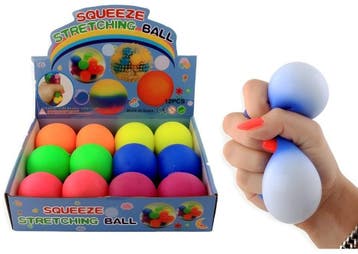 Squishy Neon Bal (7 cm) | Kids Fun - Hobby Artikelen, Verzenden, Nieuw