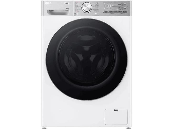 Lg - Wasmachine Voorlader - 13 kg - Wit/zilver, Witgoed en Apparatuur, Wasmachines, 85 tot 90 cm, 10 kg of meer, Nieuw, Voorlader