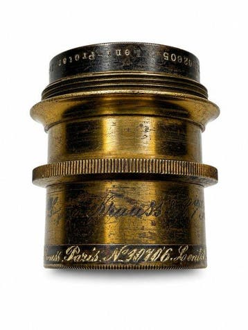 Krauss Zeiss Protarlinse VII F=285mm 1:12,5 Messing Lens, Nieuw