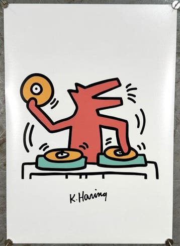Keith Haring (after) - DJ / Turntables