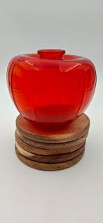 Glasfabriek Leerdam - A.D. Copier - Vaas - vaasje - Glas -, Antiek en Kunst