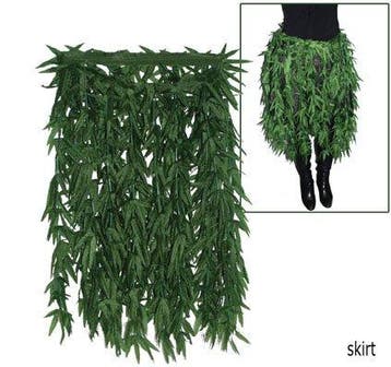 Hawaii rok wietbladeren, Kleding | Dames, Carnavalskleding en Feestkleding, Ophalen of Verzenden, Nieuw