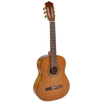 Salvador Cortez CC-06-BB Klassieke Gitaar 1/2 Naturel Satin, Ophalen of Verzenden, Nieuw