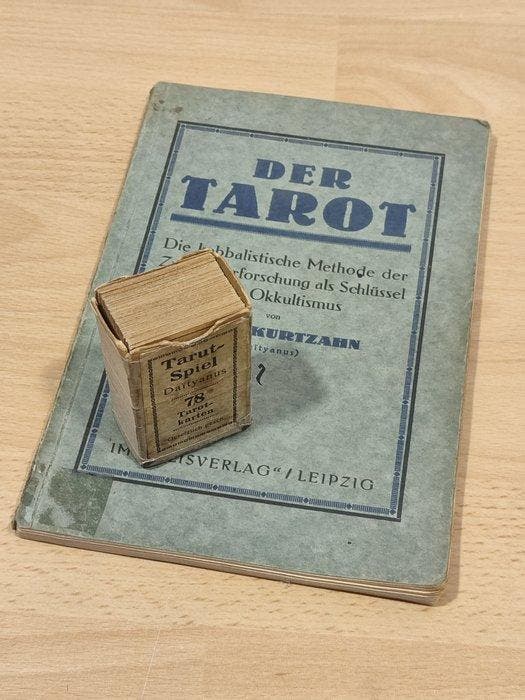 Ernst Kurtzahn - Speelkaarten - Tarut-Spiel Daityanus -, Antiek en Kunst, Antiek | Boeken en Bijbels