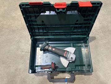 Metabo WB 18 LTX BL 180 Accu-haakse slijper nr. 118, Ophalen of Verzenden, Gebruikt