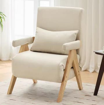 3-in-1 slaap fauteuil met bedfunctie en houten draaiblad, Huis en Inrichting, Stoelen, Verzenden, Nieuw, Hout