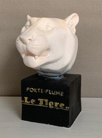 ‘’Le Tigré’’ – Toonbankdisplay 1949 - Reclamebord - Gips