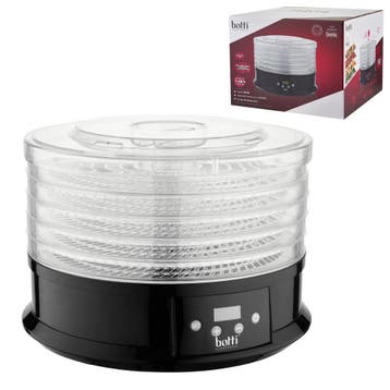 Botti Electronic Stella voedseldroger – Dehydrator – 5 trays, Ophalen of Verzenden, Nieuw