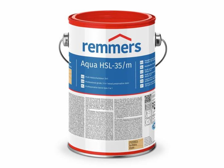 Remmers Aqua HSL-35/36m semi-transparante kleuren traditi..., Doe-het-zelf en Verbouw, Verf, Beits en Lak, Verzenden