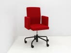 Vergaderstoel verrijdbaar Bulo Pub & Club - stof rood -, Werkplek, Ophalen of Verzenden, Gebruikt, Overige typen