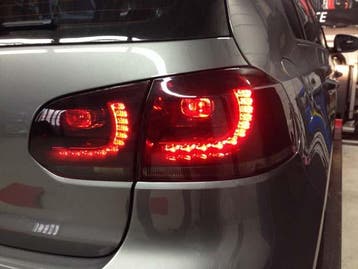 VW Golf 6 VI GTI R20 Look LED achterlichten Smoke Rood, Verzenden, Nieuw