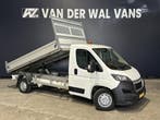Peugeot Boxer 2.2 BlueHDi 140pk Kipper Open Laadbak Euro6 Bi, Stof, Gebruikt, Wit, Dealer onderhouden