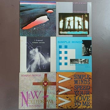 Simple Minds - 4 x classic albums + 2 x 12 Maxi singles -, Nieuw in verpakking