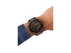 Diesel MR. DADDY SLIM - Polshorloge 54 mm - Bruin leren band, Verzenden, Nieuw