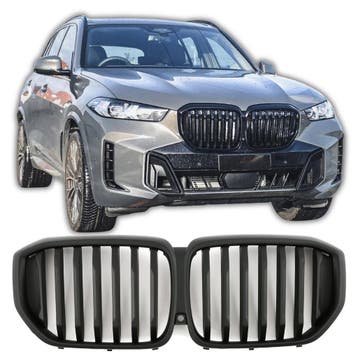 Grille Mat zwart geschikt voor BMW X5 G05 LCI | 2023-2026